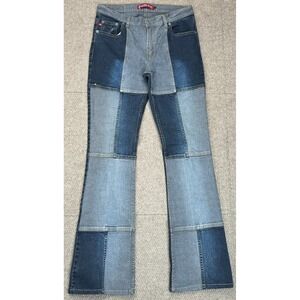 Janes Army Vintage Women's 5 Pocket Patchwork Denim Jeans Size 31